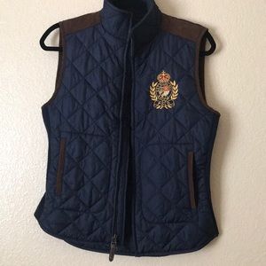 Navy Polo Vest